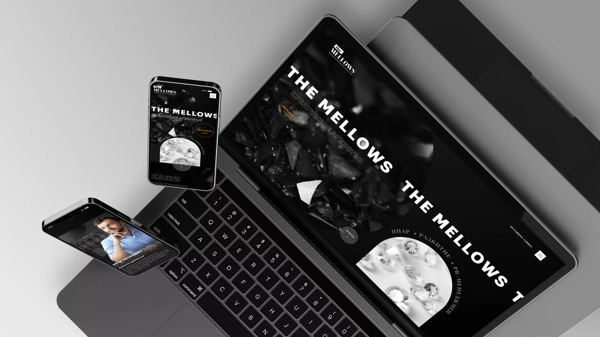 Разработка сайта креативного агентства «The Mellows» в Сычёвке