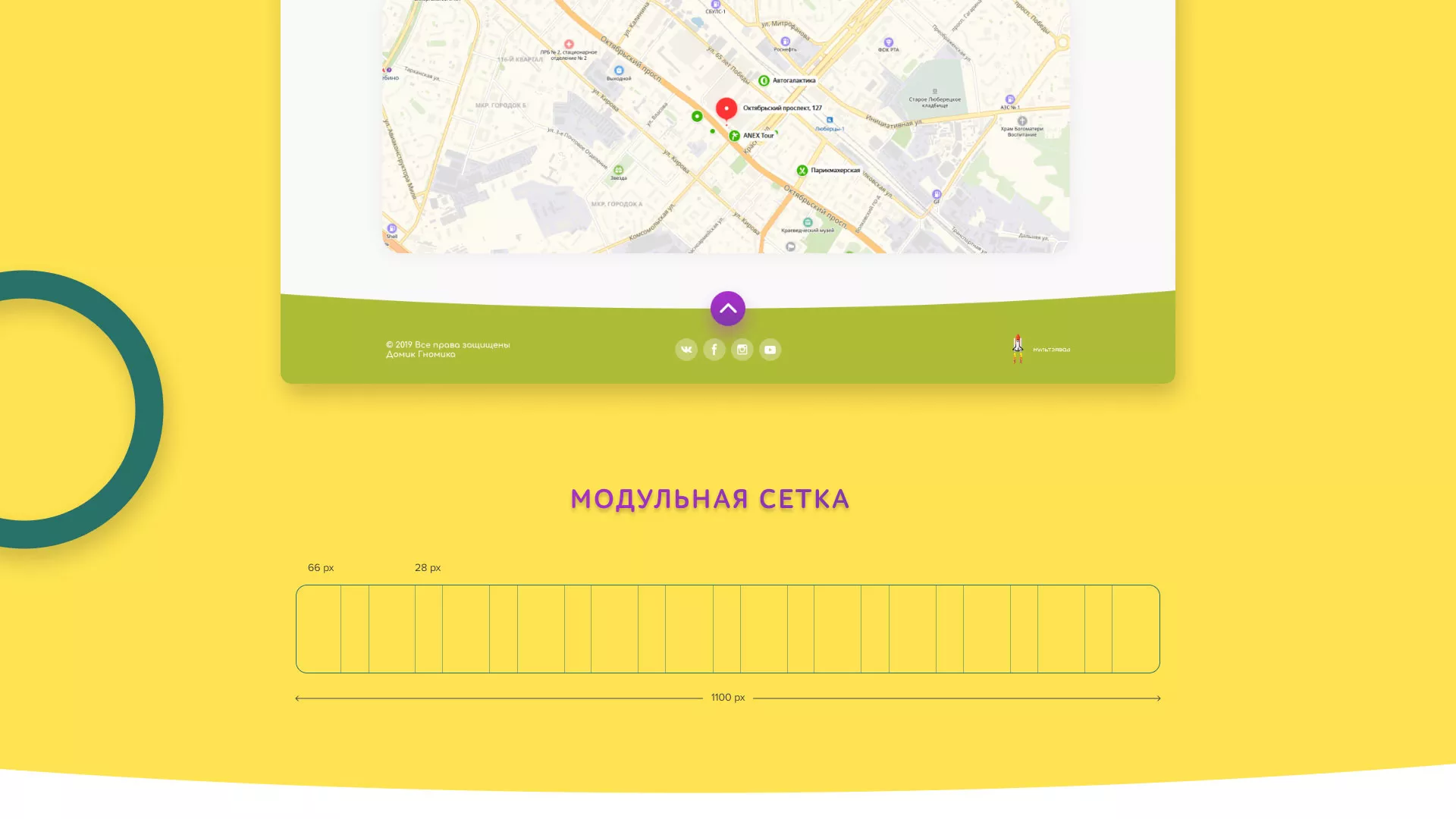 Разработка сайта детского активити-клуба «Домик гномика» в Сычёвке